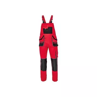FF CARL BE-01-004 lakirane hlače crveno/crne 56