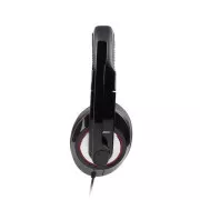GEMBIRD slušalice s mikrofonom MHS-U-001 Gaming, crne, USB