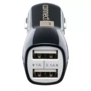 CONNECT IT USB PREMIUM univerzalni auto punjač (2x USB 3, 1A i 1A., auto adapter CL)