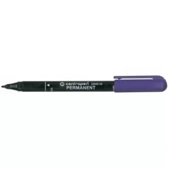 Marker Centropen 2846 trajni ljubičasti cilindrični vrh 1mm