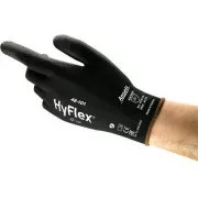 Obložene rukavice ANSELL HYFLEX 48-101, crne, vel. 09