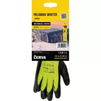 PALAWAN ZIMSKE rukavice blister žute 10