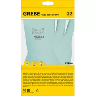 GREBE GREEN rukavice nitrilno zelene. 33 cm 7