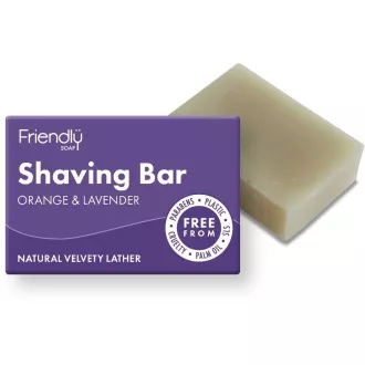 Friendly Soap Prirodni sapun za brijanje naranče i lavande 95 g Friendly Soap Prirodni sapun za brijanje naranče i lavande 95 g