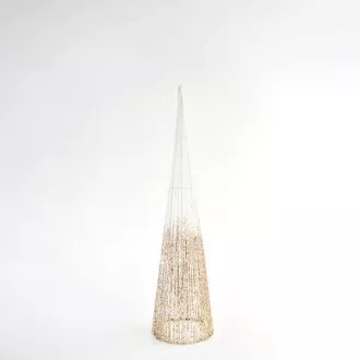 Eurolamp Dekoracija stošca drvca, bijeli glitter, 20 x 80 cm, 1 kom Eurolamp Dekoracija stošca drvca, bijeli glitter, 20 x 80 cm, 1 kom