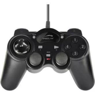 SPEED LINK igraći kontroler SL-6515-BK THUNDERSTRIKE Gamepad - USB, crni SPEED LINK igraći kontroler SL-6515-BK THUNDERSTRIKE Gamepad - USB, crni