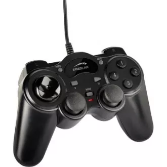 SPEED LINK igraći kontroler SL-6515-BK THUNDERSTRIKE Gamepad - USB, crni SPEED LINK igraći kontroler SL-6515-BK THUNDERSTRIKE Gamepad - USB, crni