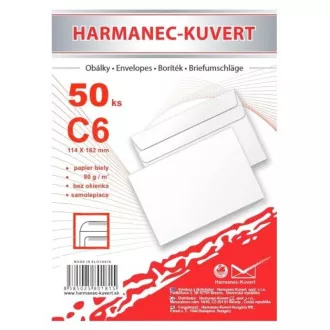 Kuverta C6 samoljepljiva 50kom u foliji