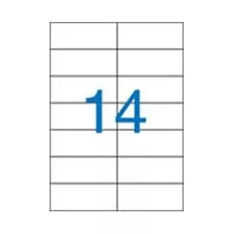 Etikete 105x42,4 mm 2 reda 14 etiketa po listu 100 listova Victoria