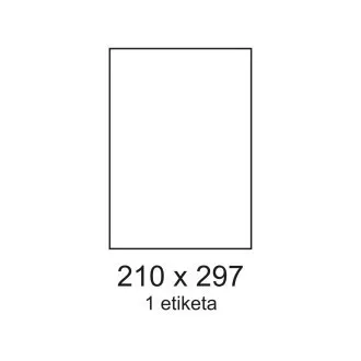 Etikete 210x297mm 1 etiketa po listu 100 listova Smartline