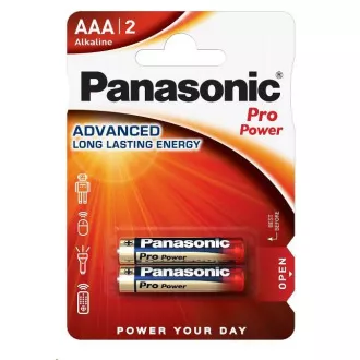 PANASONIC alkalne baterije Pro Power LR03PPG / 2BP AAA 1.5V (blister 2kom)