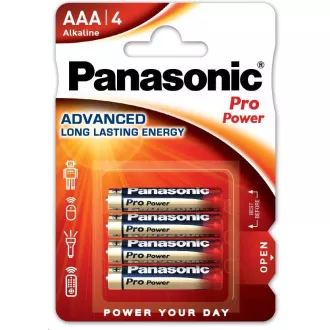 PANASONIC alkalne baterije Pro Power LR03PPG / 4BP AAA 1.5V (blister 4kom)