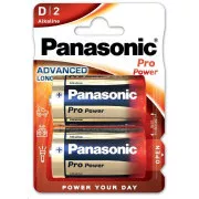 PANASONIC alkalne baterije Pro Power LR20PPG / 2BP D 1, 5V (blister 2kom)