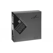 Salvete papirnate INFIBRA 2vrs. 33x33cm crna 50kom