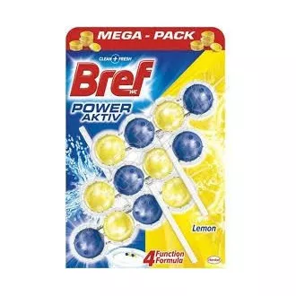 Bref Power Aktiv WC zavjesa Lemon 3x50g