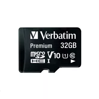 VERBATIM MicroSDHC kartica 32GB Premium, U1 + SD adapter