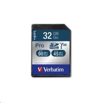 VERBATIM SDHC kartica 32GB Pro, U3, V30