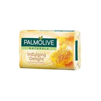 Toalet sa sapunom. Palmolino mlijeko i žuti med 90g Toalet sa sapunom. Palmolino mlijeko i žuti med 90g