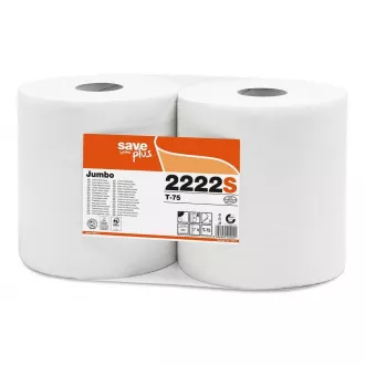 Toaletni papir Jumbo 265mm 2vrs. bijeli 6kom Celtex S-Plus /prodaja cijeli paket 6 rola (2222S)