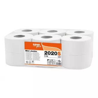 Toaletni papir Jumbo 195mm 2vrs. Celtex S-Plus bijeli 12kom / prodaja cijelog pakiranja od 12 rola