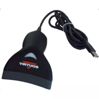 Virtuos CCD čitač HT-10, USB (emulacija tipkovnice / RS232), crne boje