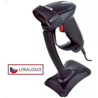 Virtuos laserski čitač HT-900A, USB (emulacija tipkovnice / RS232), crni
