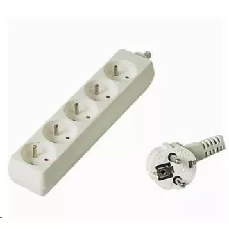 PREMIUMCORD Produžni kabel 230V 3m, 5 utičnica, bijeli
