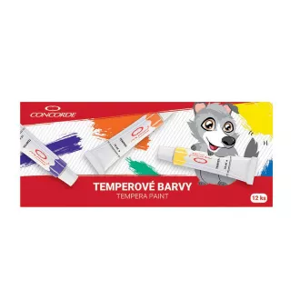Tempera boje Concorde 12x12ml Tempera boje Concorde 12x12ml