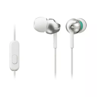 SONY stereo slušalice MDR-EX110AP, bijele