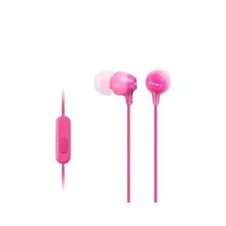 SONY stereo slušalice MDR-EX15AP, roze