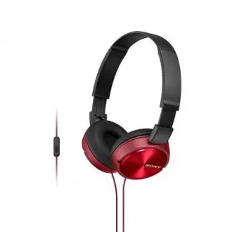 SONY stereo slušalice MDR-ZX310AP, crvene