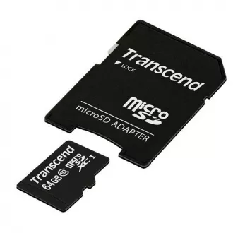 TRANSCEND MicroSDXC kartica 64GB Class 10, UHS-I (45MB/s)