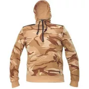 CRAMBE hoodie bež kamuflažna 3XL