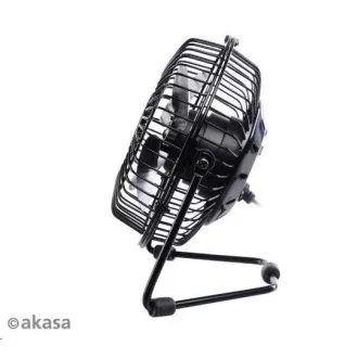 AKASA stolni ventilator 4", 150 x 160 x 85 mm, napajanje iz USB porta, aluminijske lopatice