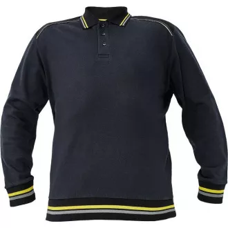 KNOXFIELD polo majica antracit / žuta XS