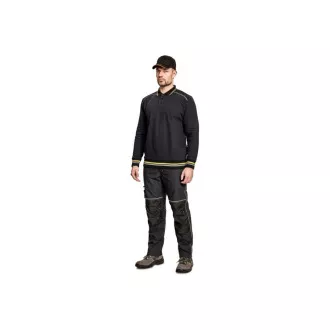 KNOXFIELD polo majica antracit / žuta XL