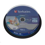 VERBATIM BD-R SL Datalife HTL (paket od 10 komada) Blu-Ray/Spindle/6x/25GB Wide za ispis