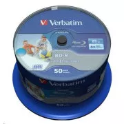 VERBATIM BD-R SL Datalife HTL (paket od 50 komada) Blu-Ray/Spindle/6x/25GB Wide za ispis