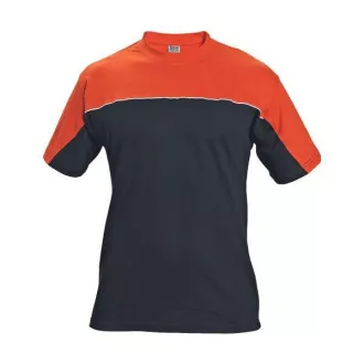 EMERTON muška majica crna/narančasta 3XL