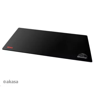 AKASA podloga za miš Venom Black XXL, debljina 3mm, prirodna guma, otporna na prljavštinu i prašinu, crna