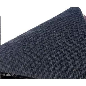AKASA podloga za miš Venom Black XXL, debljina 3mm, prirodna guma, otporna na prljavštinu i prašinu, crna
