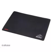 AKASA podloga za miš Venom Black debljine 3mm, prirodna guma, otporna na prljavštinu i prašinu, crna