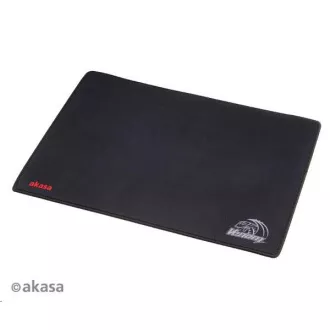 AKASA podloga za miš Venom Black debljine 3mm, prirodna guma, otporna na prljavštinu i prašinu, crna
