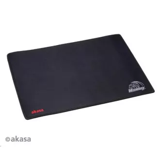 AKASA podloga za miš Venom Black debljine 3mm, prirodna guma, otporna na prljavštinu i prašinu, crna