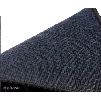 AKASA podloga za miš Venom Black debljine 3mm, prirodna guma, otporna na prljavštinu i prašinu, crna