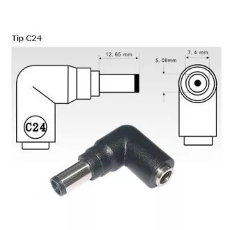 AVACOM priključak za punjenje za prijenosna računala C24 (7,4 mm x 5,1 mm pin) za HP / Compaq