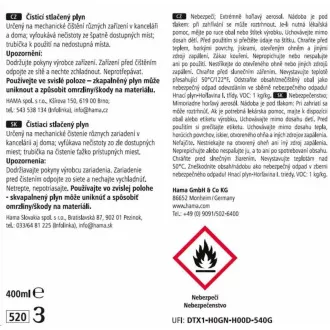 Hama komprimirani plin za pročišćavanje, 400 ml Hama komprimirani plin za pročišćavanje, 400 ml