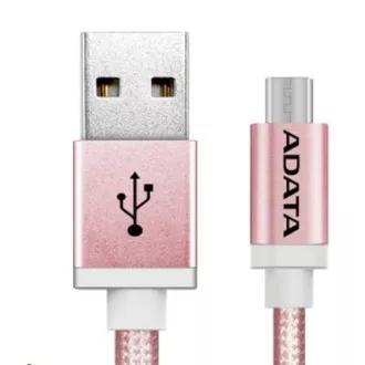 ADATA Micro USB kabel - USB A 2.0, 100cm, roza