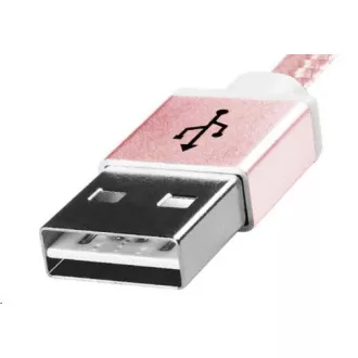 ADATA Micro USB kabel - USB A 2.0, 100cm, roza