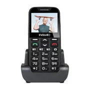 EVOLVEO EasyPhone XD, mobilni telefon za starije osobe sa postoljem za punjenje (crno)